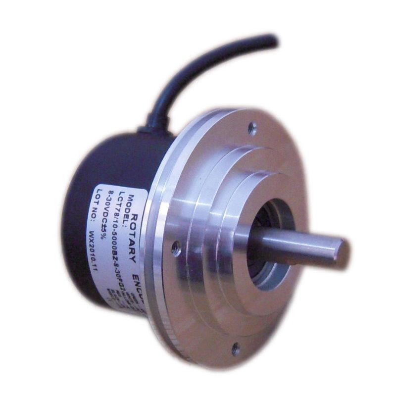 78mm solid shaft rotary encoder with flange