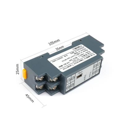 Programmable din rail temperature transmitter