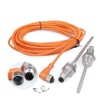 PT100 RTD sensor with M12 4-pin connector