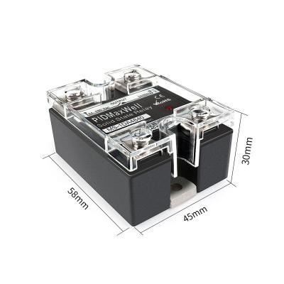 Relé de estado sólido com carga CA e entrada CC