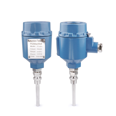 Transmissor de temperatura de termopar industrial com rosca
