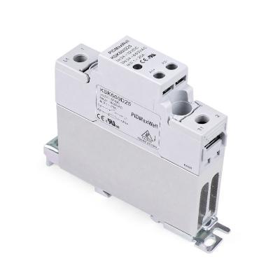 Solid State Relay 4-32VDC Input 24-660VAC Output Single Phase SSR with DIN Rail