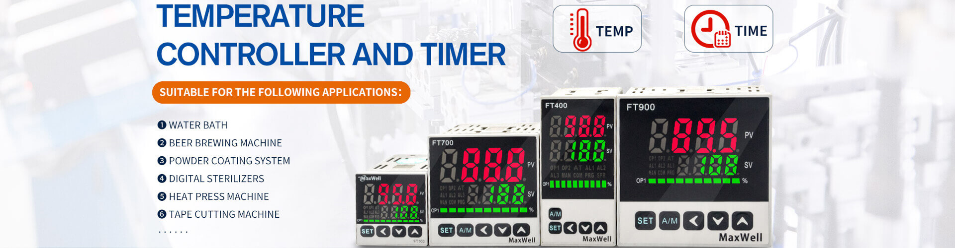 Temperature controller with timer
